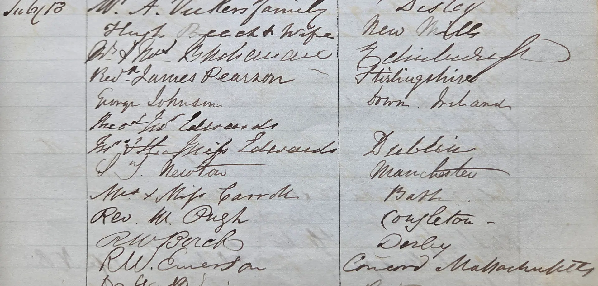 Ralph Waldo Emerson's Visit to Chatsworth
